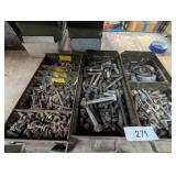 Metal Drawers w/ Assorted Bolts & Nuts