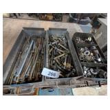 Metal Drawers w/ Assorted Bolts & Nuts
