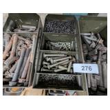 Metal Drawers w/ Ford Engine Bolts & Other Bolts
