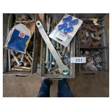 (3) Metal Bins w/ Assorted Bolts & Other