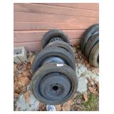 (4) Donut Tires