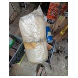 Plastic Milk Crate w/ Funnel, Hand Crank &