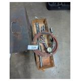 (2) Metal Boxes Electric Drill & Other