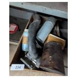Wooden Box w/ Misc. Car Parts