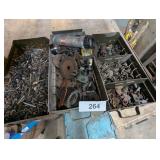 Metal Drawers w/ Screws, Watches & Other