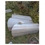 (3) Paint Brushed Mustang Doors