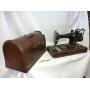 Vintage Singer Hand Crank Sewing Machine w/ Wooden