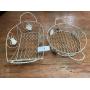 (2) Wire Baskets