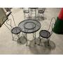 Ice Cream Parlor Table & (2) Chairs