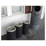 Ash Trays & Trash Container