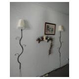 Wall Decor (2 Lamps& Picture)