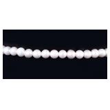 14K YELLOW GOLD WHITE PEARL LADIES BRACELET