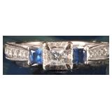 71 DIAMONDS 1.7 CTW 14K WHITE GOLD LADIES RING