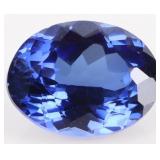 8.80CT OVAL BLUE SAPPHIRE LOOSE GEMSTONE