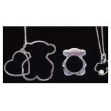 TOUS DESIGNER STERLING SILVER JEWELRY