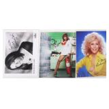 ASSORTED AUTOGRAPHED CELEBRITY PHOTOS W/ COA - (3)
