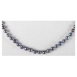 TAHITIAN PEARL NECKLACE W/ 14K YELLOW GOLD CLASP