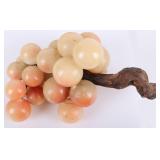 VINTAGE ALABASTER MARBLE GRAPES ~11.5'