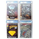 ASSORTED CGC GRADED 9.4-9.8 MODERN DC COMICS - (4)