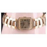 14K YELLOW GOLD BAUME & MERCIER WRISTWATCH 17 JWLS