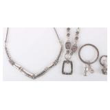 SARDA DESIGNER JEWELRY SET PENANTS & NECKLACES(4)