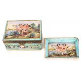 VINTAGE CAPODIMONTE ARDALT ITALIAN TRINKET BOX