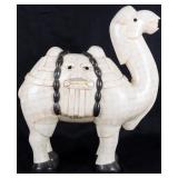 HANDMADE ORIGINAL CHINESE BONE CAMEL STATUE