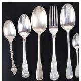 FRANCIS HIGGINS STERLING SILVER UTENSILS LOT OF 6