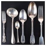 FRANCIS HIGGINS STERLING SILVER UTENSILS LOT OF 6