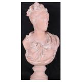 BUST OF A YOUNG WOMAN CARRIER-BELLEUSE PLASTER