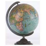 VINTAGE WEBER COSTELLO PEERLESS 6'  WORLD GLOBE