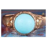 14K YELLOW GOLD DREAM TURQUOISE LADIES RING