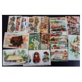 W. DUKE SONS & CO TRAVEL TOBACCO CARDS (36)