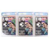 BATMAN #497 CGC 9.0 & 9.4 DC COMICS 1993 (3)