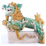 VINTAGE CHINESE DRAGON PORCELAIN STAUTE