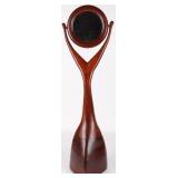 VINTAGE WOODEN MIRROR MIDCENTURY MODERN W/ DRAWERS