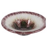 ANTIQUE ART DECO IKORA WMF GLASS CENTERPIECE BOWL