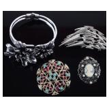 LADIES BRACELET & BROOCHES CAMEO SARAH COV (4)