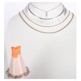 ASSORTED GOLD & SILVER-TONE LADIES FASHION JEWELRY