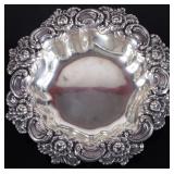 VINTAGE FRANK WHITING REPOUSSE STERLING BOWL
