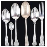 FRANCIS HIGGINS STERLING SILVER UTENSILS LOT OF 6