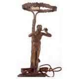 SCHMIDT-KESTNER ART DECO NUDE LAMP RARE INCOMPLETE