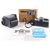 NM+ NIKON FM10 35-70MM F/3.5-F/4.8 LENS, BOX, CASE