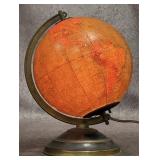 VINTAGE 1950'S REPLOGLE 8' GLASS GLOBE LIGHT