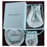 18K YELLOW GOLD 925 TIFFANY JEWELRY SET OF TWO