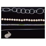 MONET LADIES NECKLACES BRACELET AND EARRING (5)