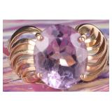 14K YELLOW GOLD LADIES RING W/ 7.5CT SPINEL GEM