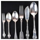 FRANCIS HIGGINS STERLING SILVER UTENSILS LOT OF 6