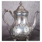 POOLE STERLING SILVER OLD ENGLISH TEA POT