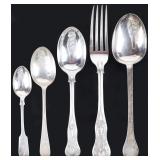 FRANCIS HIGGINS STERLING SILVER UTENSILS LOT OF 5